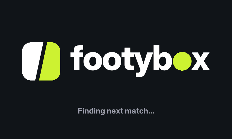 The FootyBox start-up screen